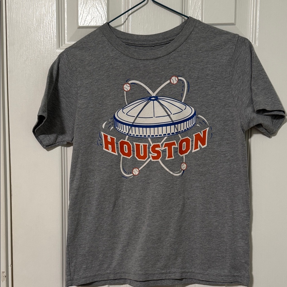 Paris Texas Apparel Co Gray Houston Astrodome Kids T-Shirt